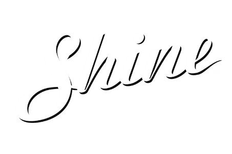 Shine logo white transparent