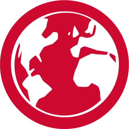 World icon, referring opportunities.