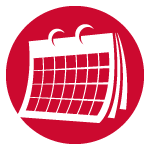 Calendar icon, referring year-round revenue