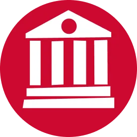 Bank icon, referring financing.