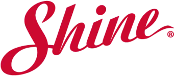 Shine premium property care official company logo on a white background, inviting entrepreneurs to start their journey with Shine, a leader in professional property care systems.